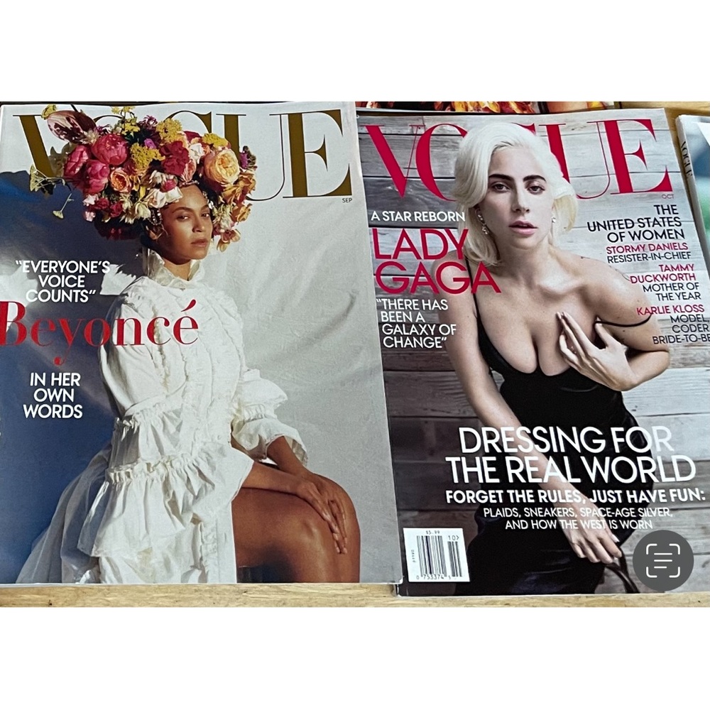 Vogue Magazine Beyoncé Lady Gaga